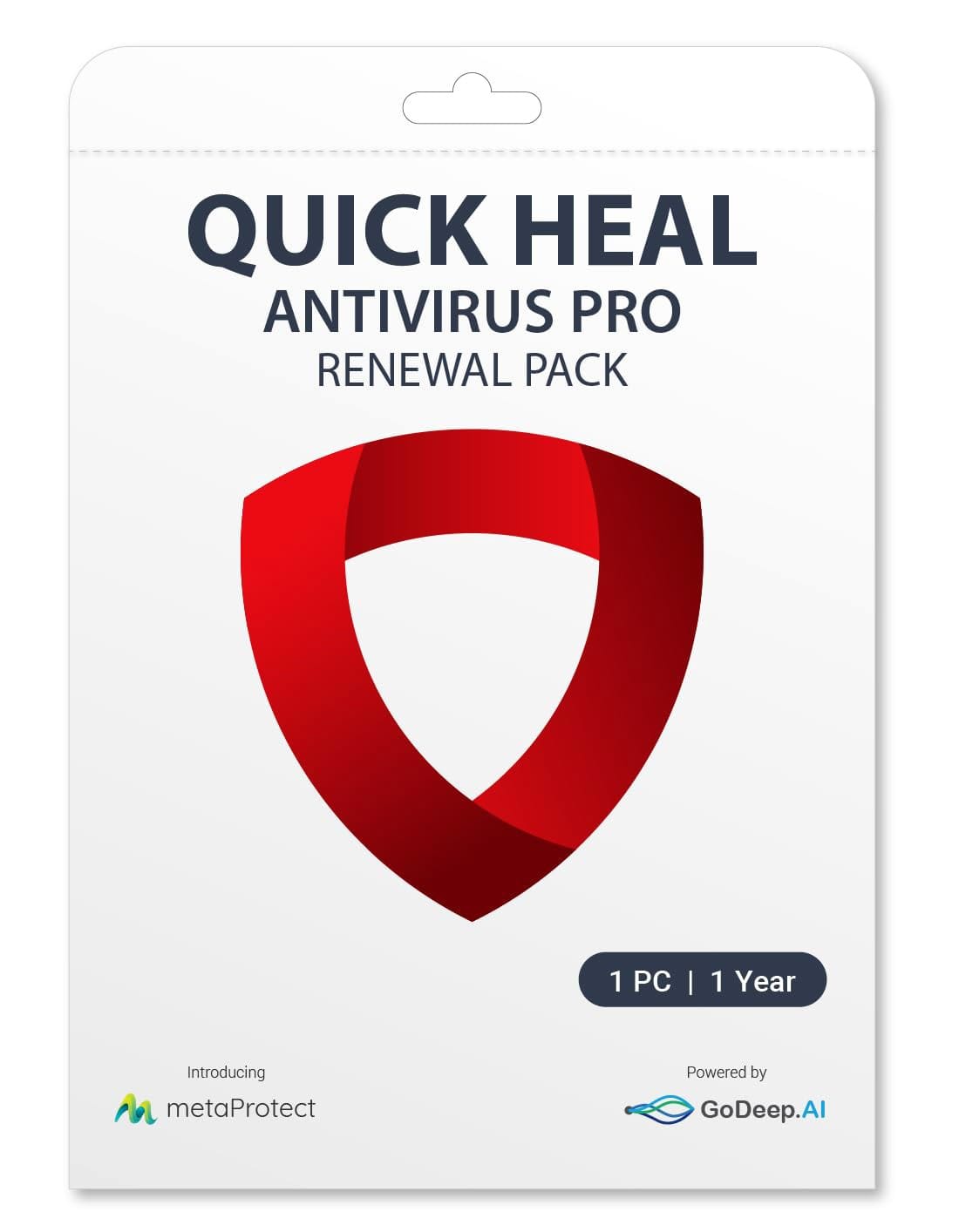 Renewal, 1 User, 1 Year, Quick Heal Antivirus Pro, Email Delivery