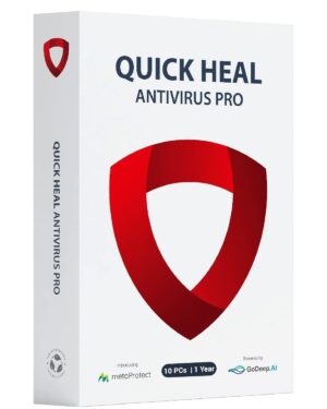 10 Users, 1 Year, Quick Heal Antivirus Pro, Email Delivery
