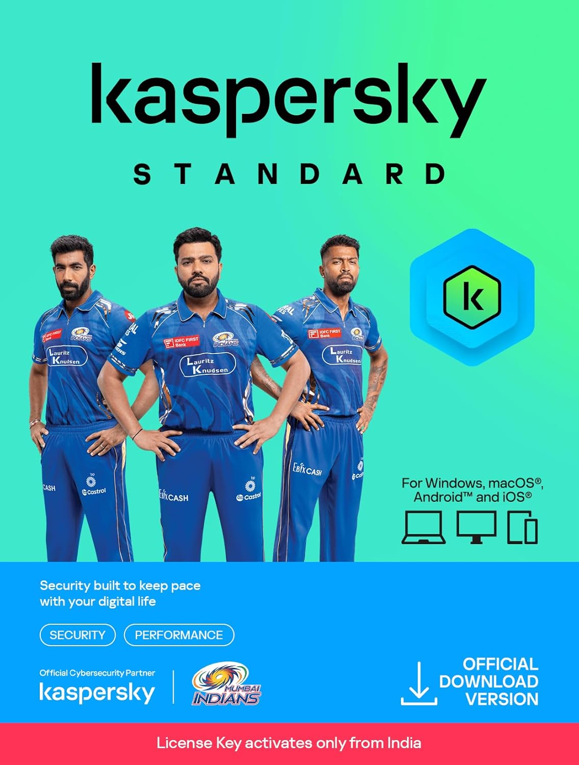 1 User, 1 Year, Kaspersky Standard Security, Email Delivery