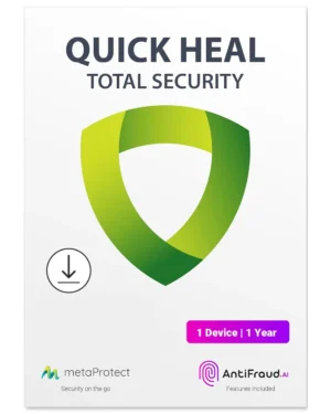 1 User, 3 Years, Quick Heal Total Security, Email Delivery