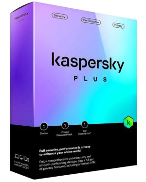 1 User, 1 Year, Kaspersky Plus Security, Email Delivery