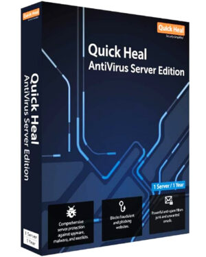 1 Server, 1 Year, Quick Heal Antivirus Server Edition, Email Delivery